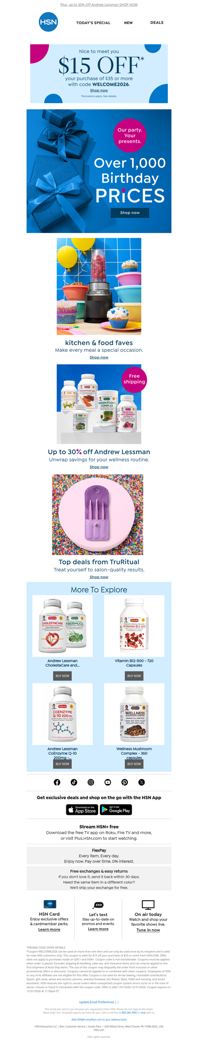 Party On! Over 1,000 Birthday Deals 🥳