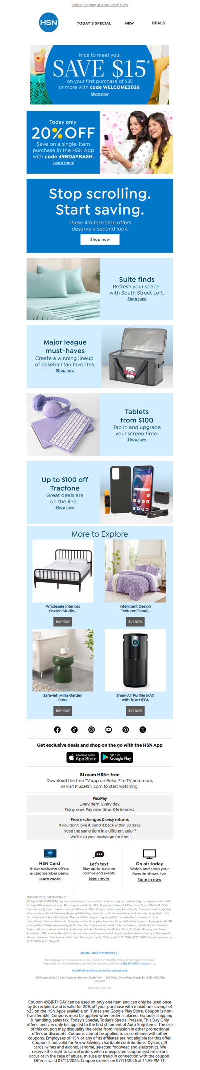 Don’t Miss These Deals! Plus, 20% Off in Our App