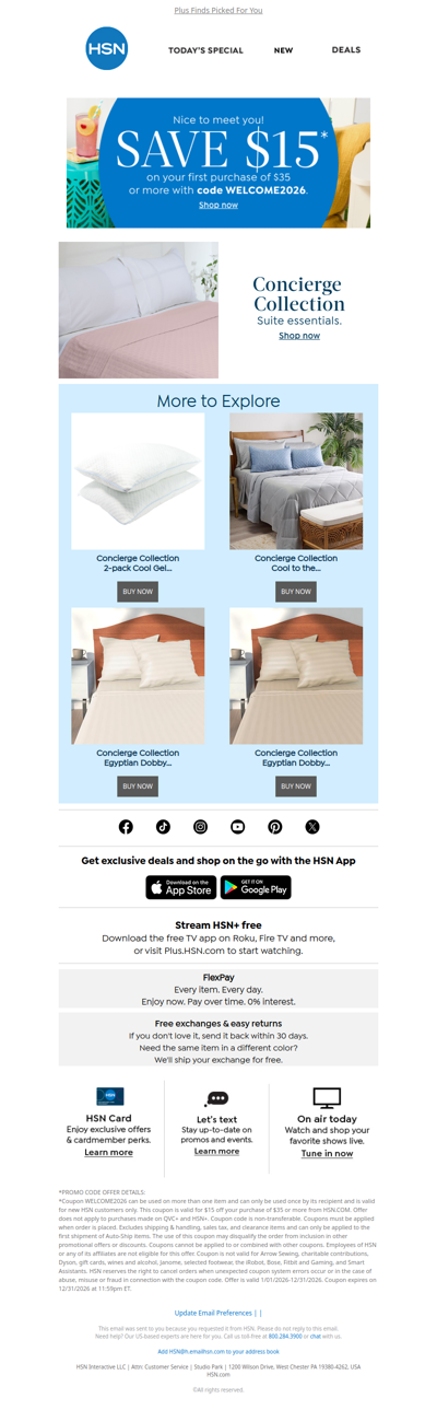 Hurry—Concierge Collection Flash Sale