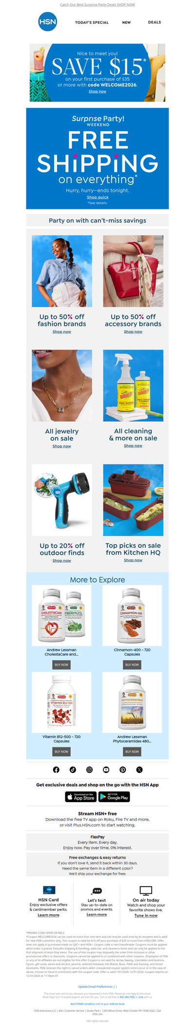 Everything Ships FREE! Last Day 📆
