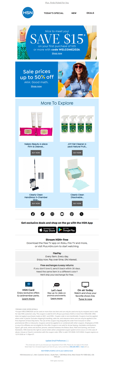 Sale Prices Up To 50% Off!
