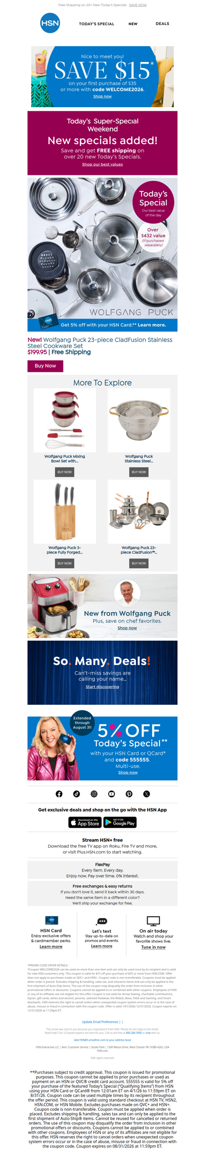 Stock Your Kitchen with Wolfgang Puck 🍲🍳