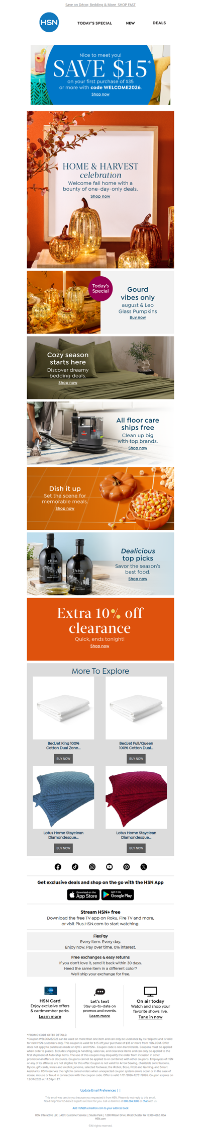 One Day Only! Bring Home Fall Deals 🍂
