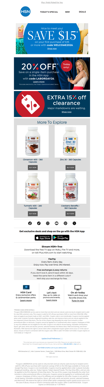Final Hours! 20% Off App Coupon