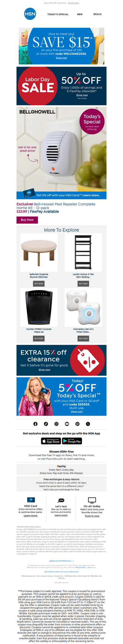 Plug In & Repel Pests with Bell + Howell 🔌Get 5 FlexPay, Too