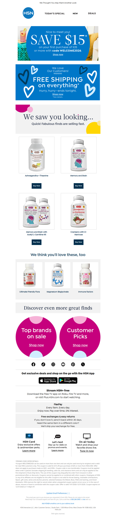 You Picked a Good One, Plus Free Shipping!