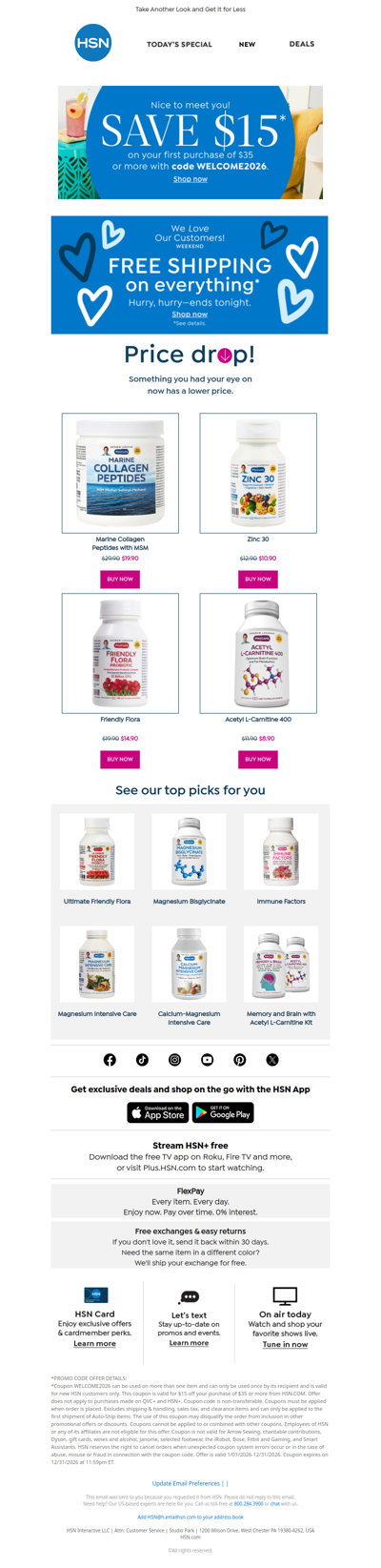 PRICE DROP + Free Shipping!