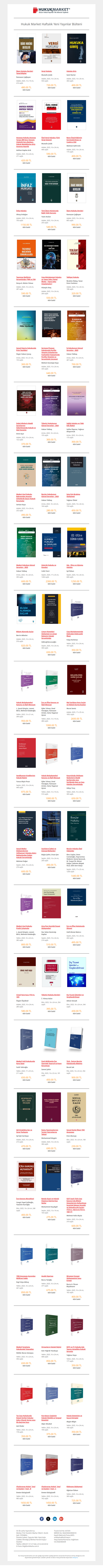 Hukuk Market- Yeni Yayınlar Bülteni ( 11 Kasım 2025)