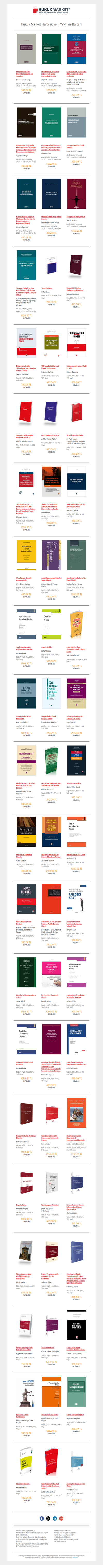 Hukuk Market- Yeni Yayınlar Bülteni ( 18 Kasım 2025)