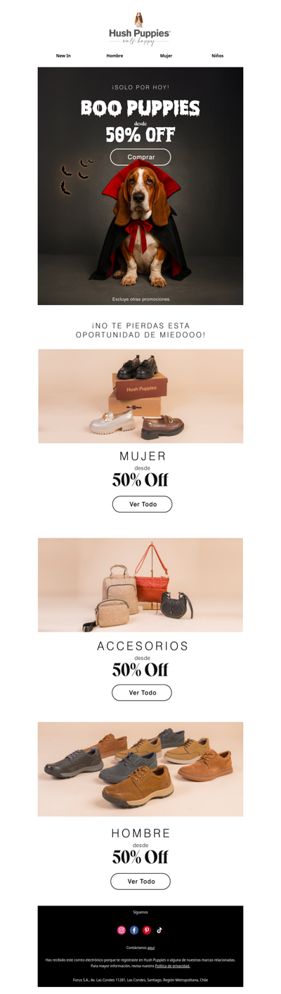 DESDE 50% OFF ¡Boo Puppies! 🎃