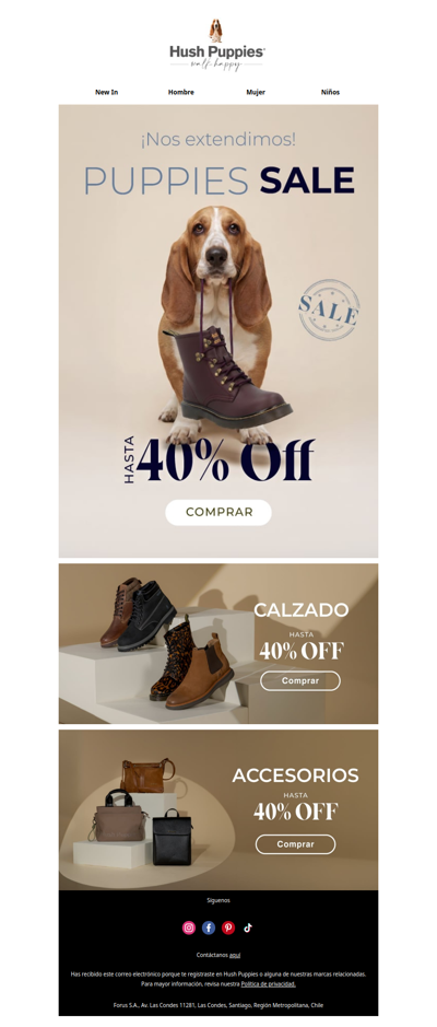 Puppies Sale hasta 40% OFF