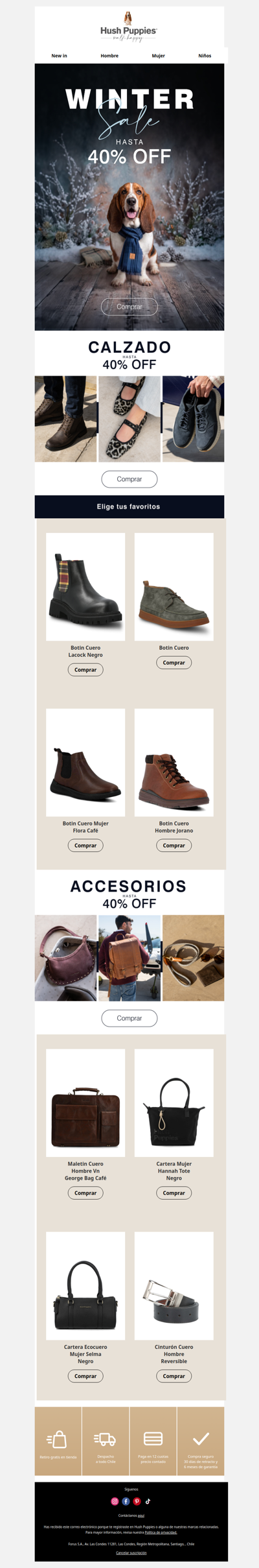 Winter Sale hasta 40%OFF
