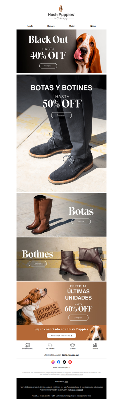 Hasta 40% off Botas y Botines