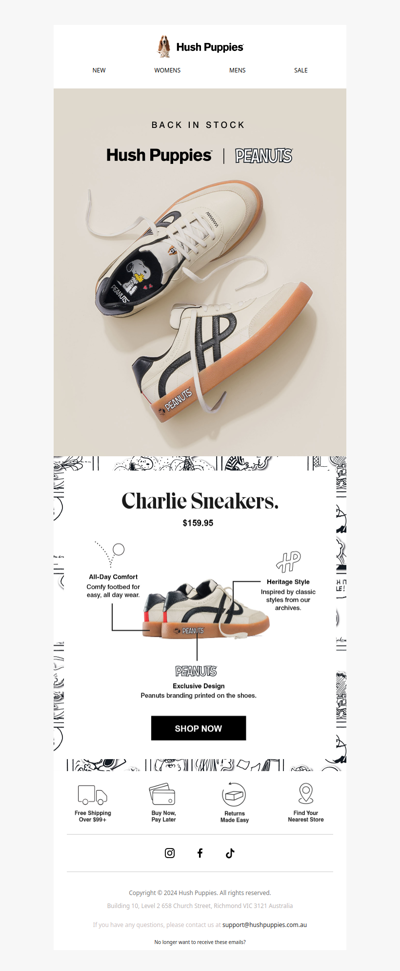 Back in stock | Charlie Sneaker