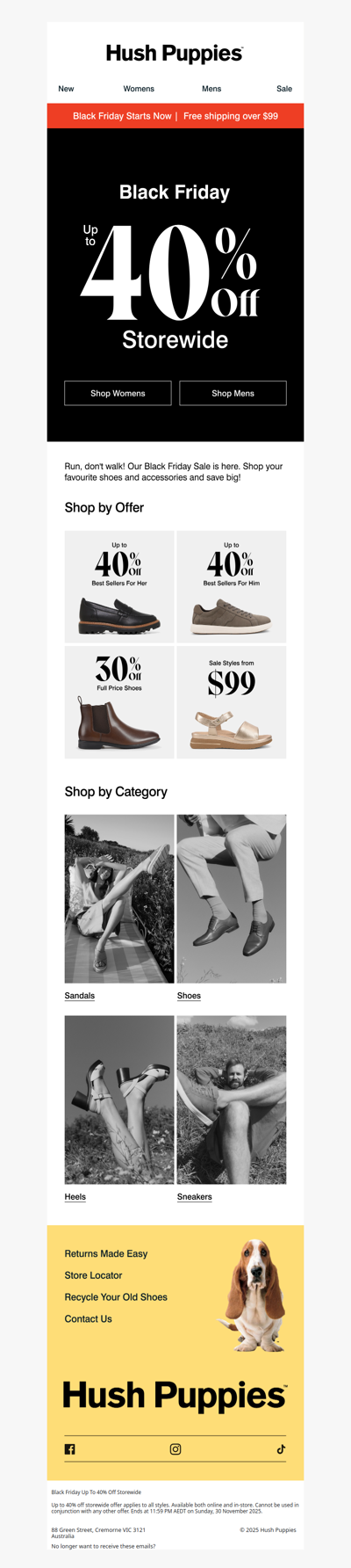 Black Friday | Up to 40% off Storewide