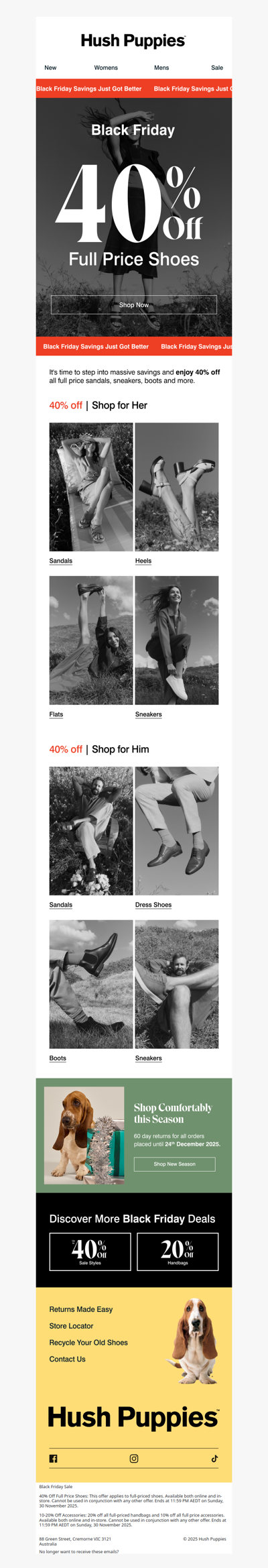 Step into 40% off Full Price Shoes