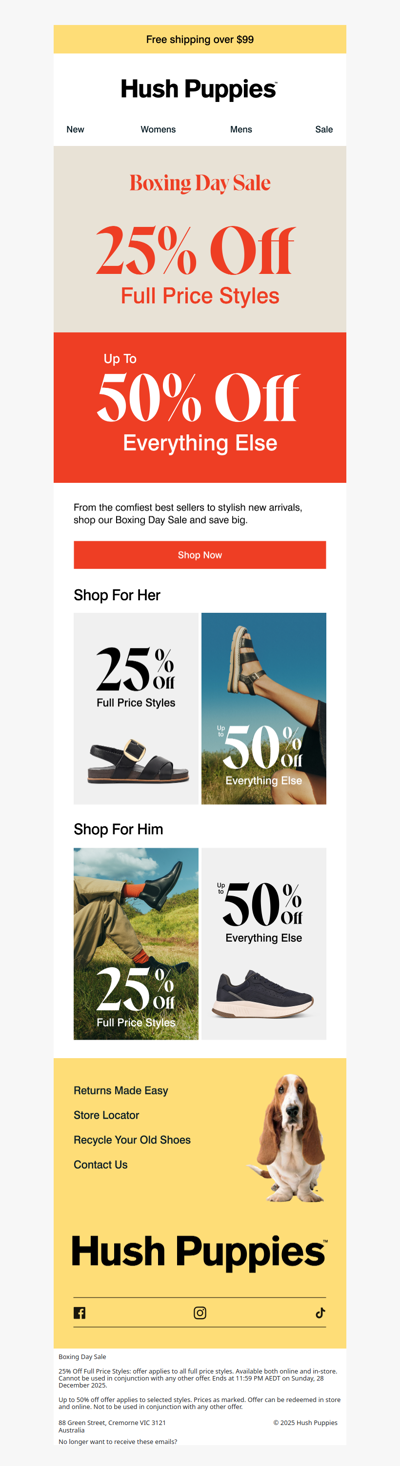 25% Off Full Price Styles Starts Now