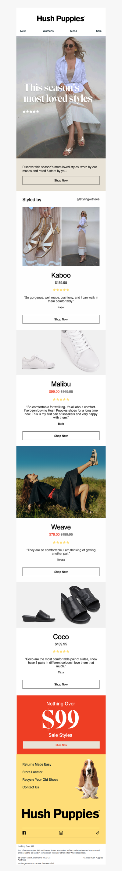 Shoes rated 5 stars by you ⭐