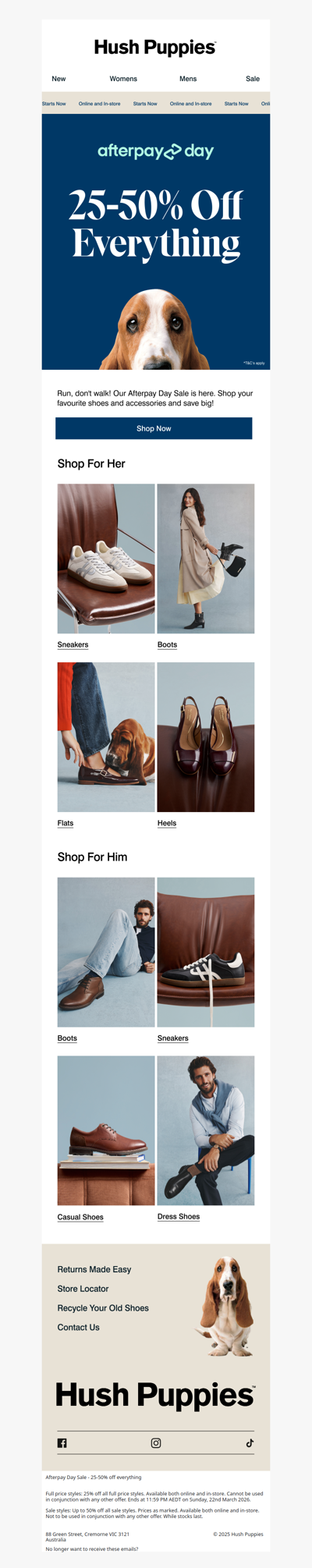 25-50% off Everything!