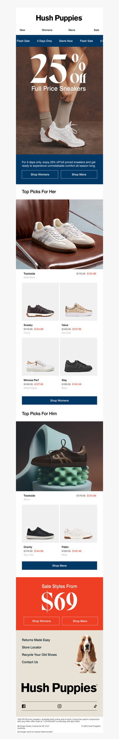 Sneakers you'll live in, now 25% off