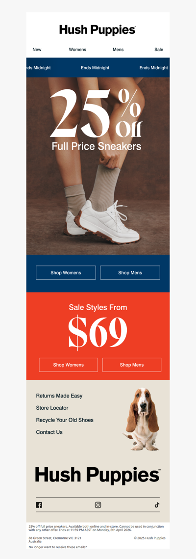 Final Hours | 25% Off Sneakers