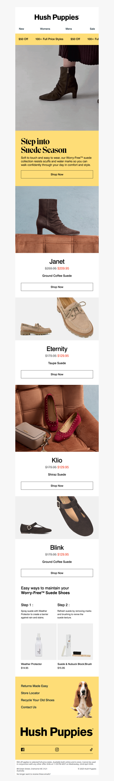 Step into suede season