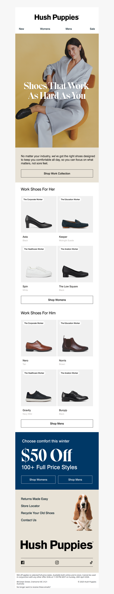 Comfort your workday deserves