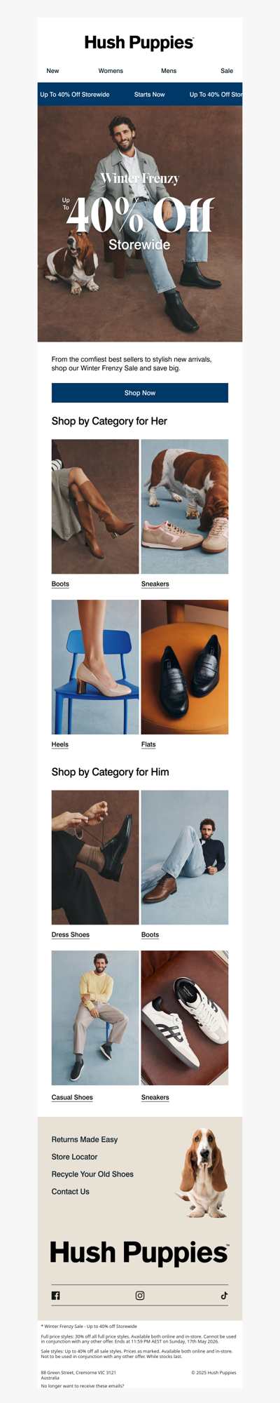 Up to 40% off Storewide