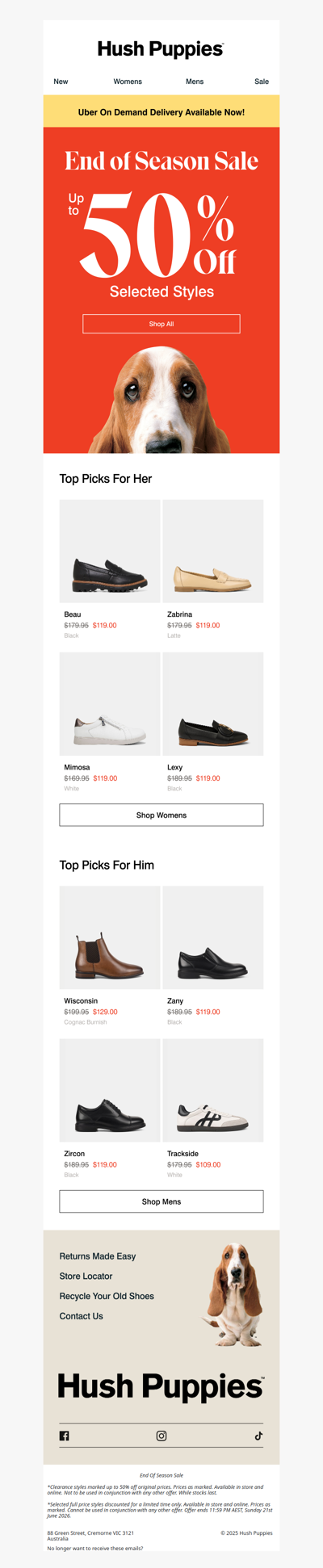 Up to 50% Off | End Of Season Sale