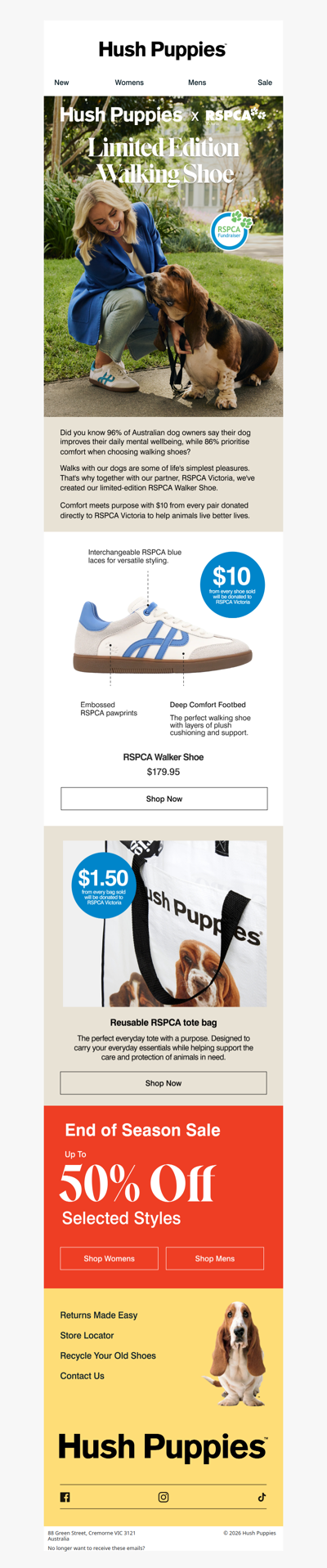 Limited Edition |  RSPCA Victoria Walking Shoe