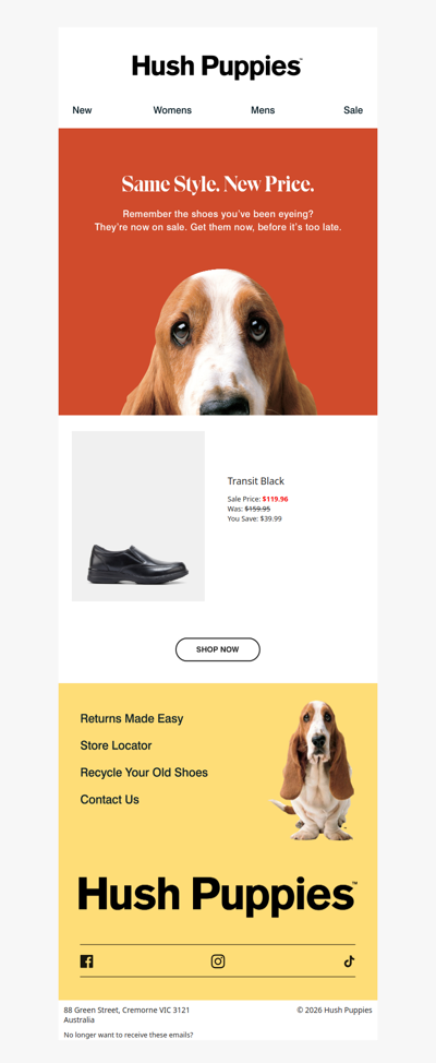 Your favourite shoes are now on SALE