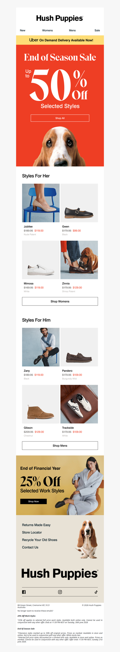 Up to 50% off Sale Styles