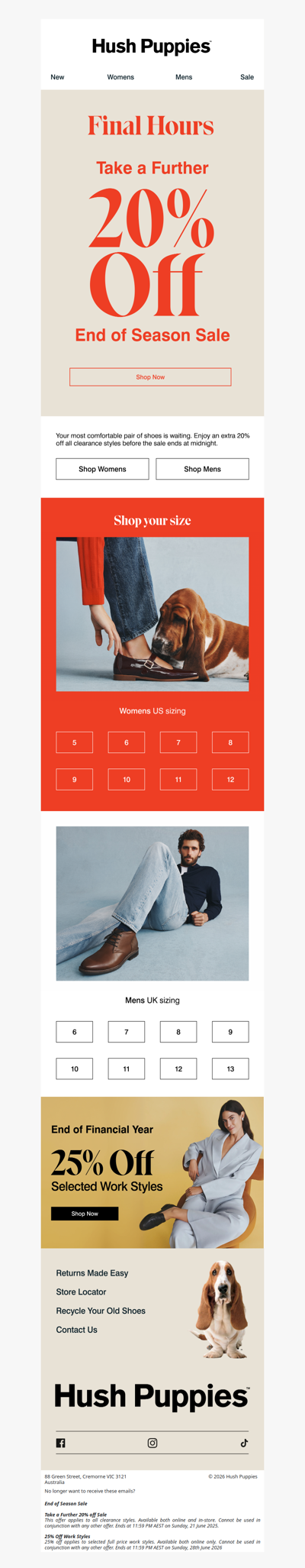 Ends Midnight | Take a further 20% off Sale
