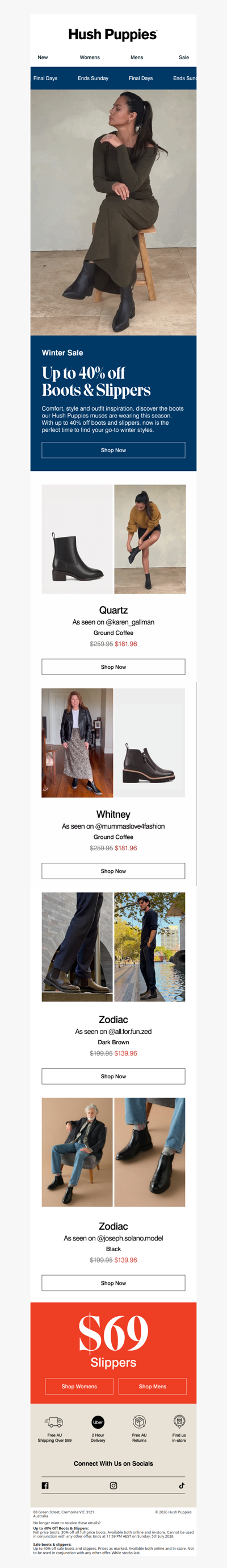 Last chance, sale ends tomorrow