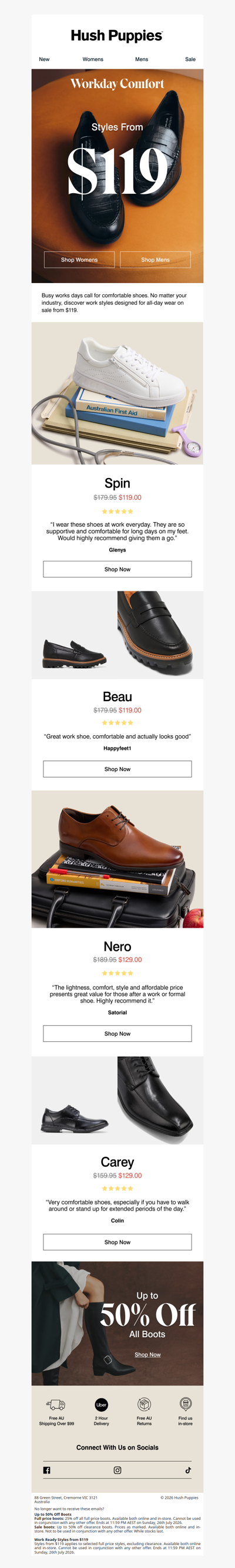 Work Shoes on Sale from $119
