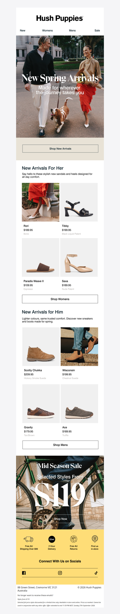 Say hello to New Spring Arrivals