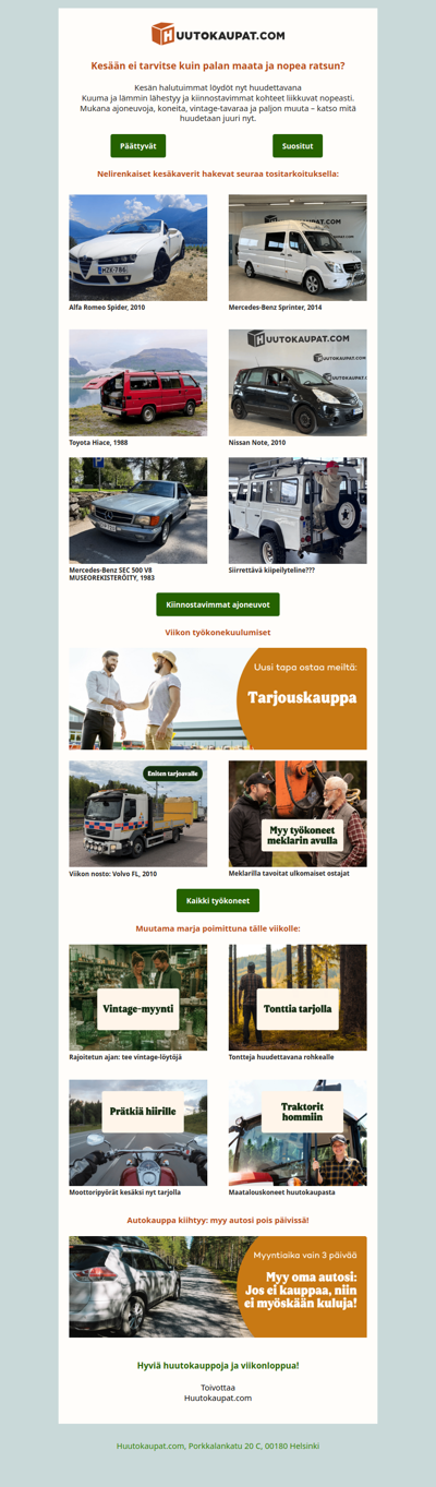 💥 Kesän löytöjahti on käynnissä – katso uusimmat kohteet
