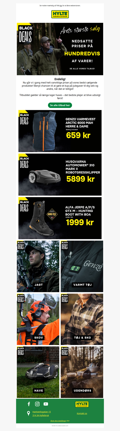 Nu starter årets store udsalg!💥