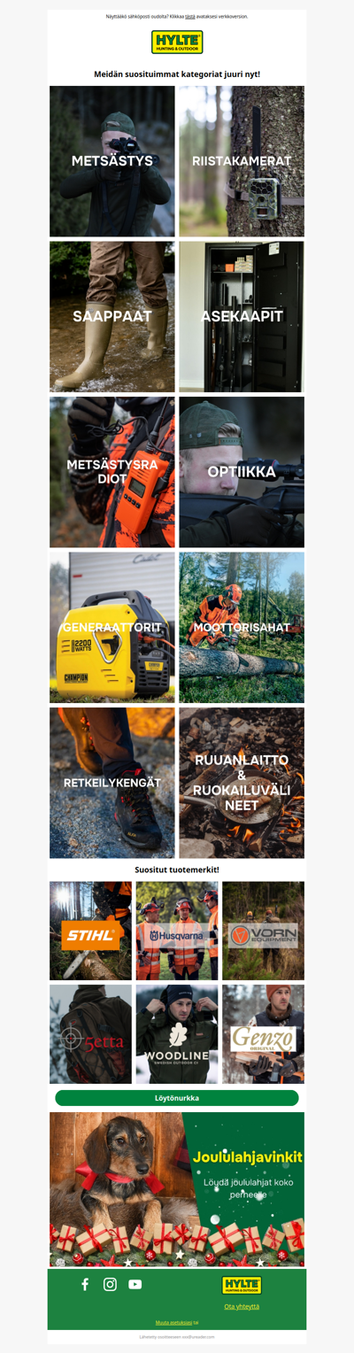 Suositut kategoriat juuri nyt!