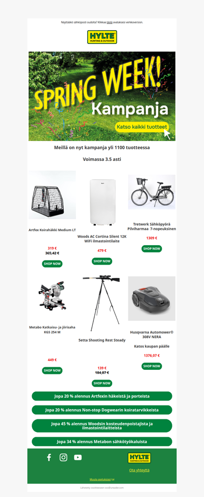 Kevätviikko on käynnissä!