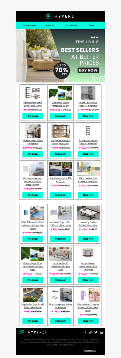 Almost Gone: Fine Living Favourites Going Fast!