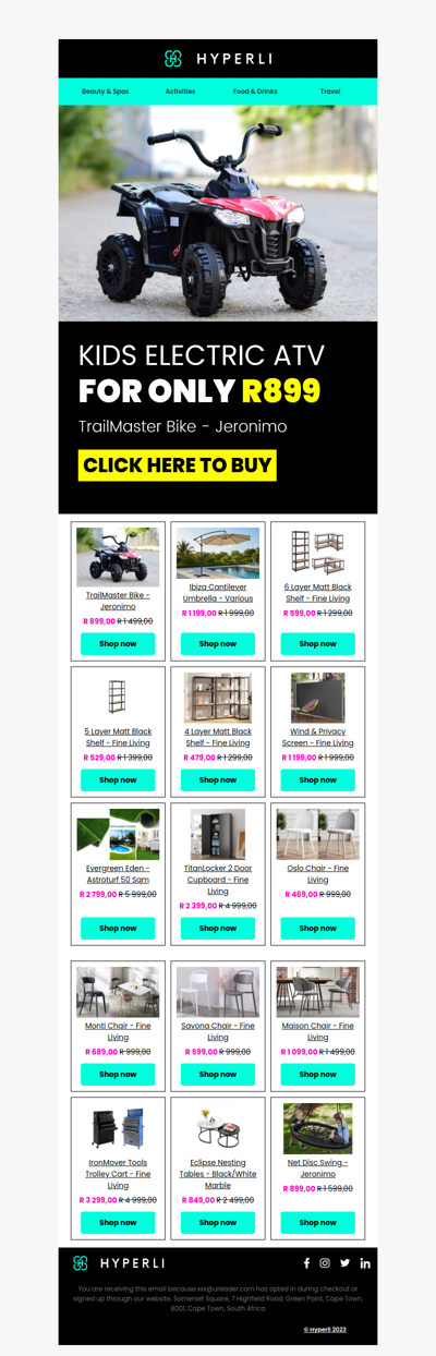 A Wheelie Cool Deal! Kids Electric ATV for Only R899 🎉