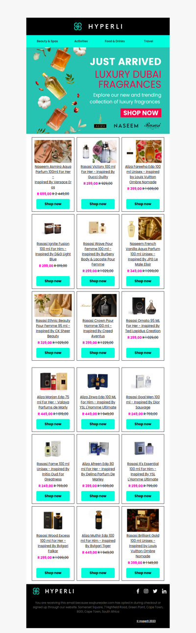 Indulge in Luxury 💫 New Dubai Perfumes Now Available