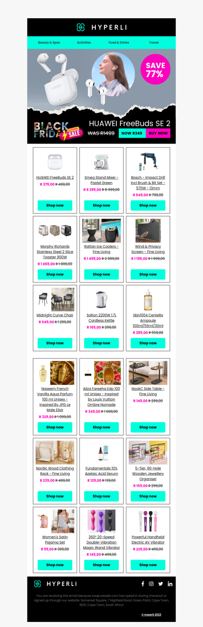 🔥 Black Friday Drop: Huawei Earbuds for R349 + More!