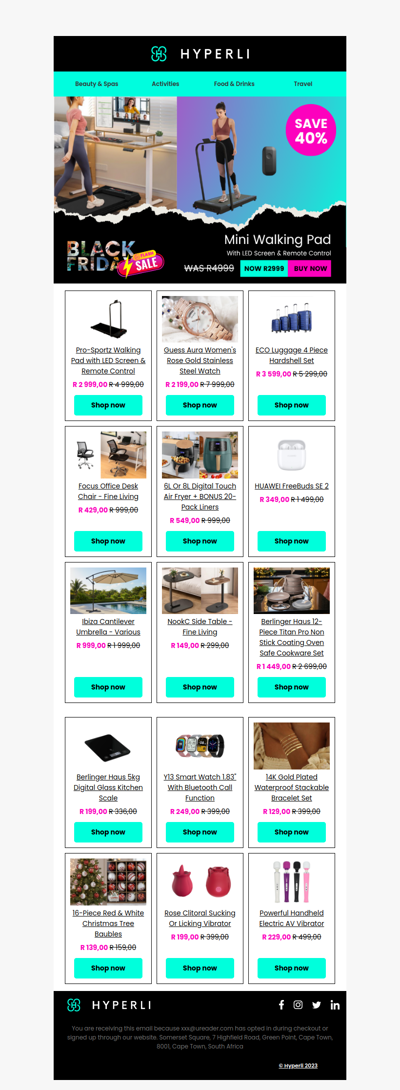 40% OFF 🎉 Exclusive Black Friday Deals — Shop Now!