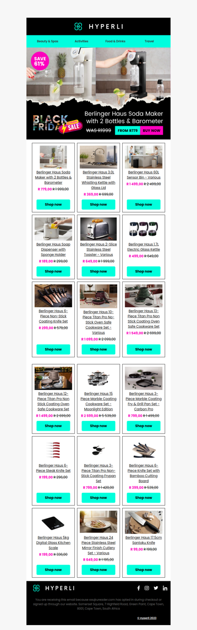 New Berlinger Haus Drop 🔥 Up to 70% Off!