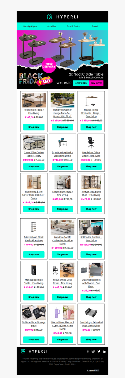 Massive 62% OFF Your Favourite Nook Tables — Today Only!