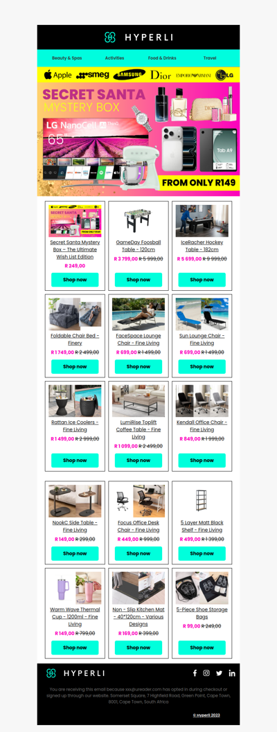 New Drop! Secret Santa Mystery Boxes - Tap to Unwrap 🎁