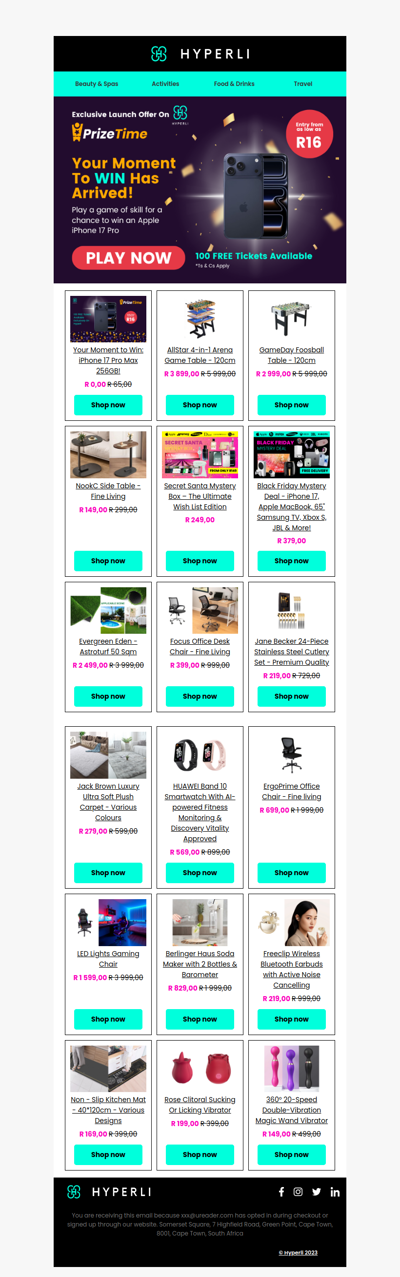 🎉Win Big with PrizeTime + Shop Our Hottest Bestsellers!