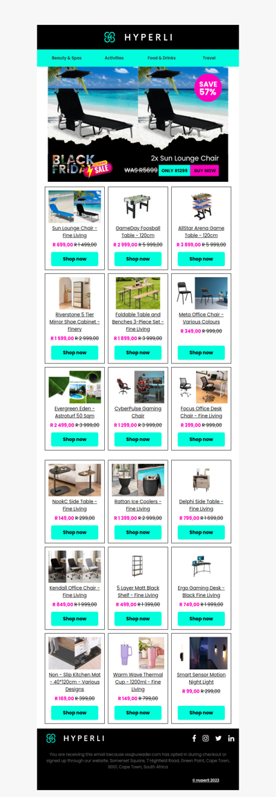 ☀️ Lounge in Style & Save 57% Today!